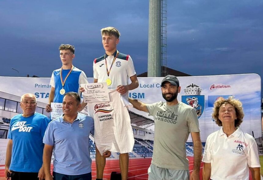Alin Mihai Șavlovschi de la CS Medgidia, victorie strălucitoare în disciplina sa preferată la Campionatul Național U20 1 atletul de la cs medgidia alin mihai savlovschi campion in proba sa favorita la nationalele u20 688743fb33077