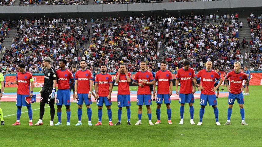FCSB efectuează o singură modificare la jumătatea confruntării cu Shkendija 1 fcsb o singura schimbare la pauza in meciul cu shkendija 688a6978a783f