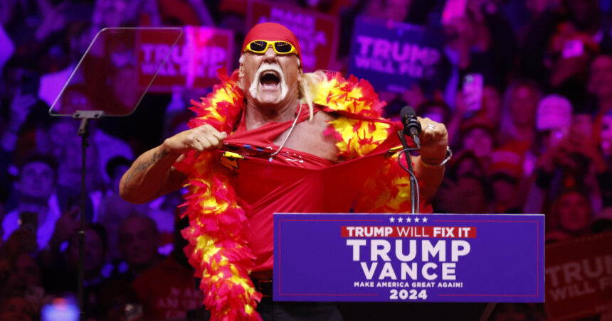 Donald Trump își exprimă regretul după dispariția lui Hulk Hogan: „Am pierdut un prieten de nădejde. A fost un adevărat susținător MAGA până la final” 1 foto donald trump reactioneaza dupa moartea lui hulk hogan am pierdut un mare prieten a fost maga pana la capat 68828c2d88106