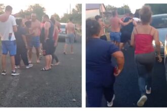 fratele primarului din mereni incatusat si dus la sectie dupa ce s a luat de jandarmii veniti sa aplaneze un scandal 6882bb84b5723