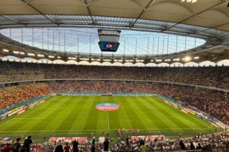 galerie foto au umplut stadionul fanii fcsb au luat cu asalt arena nationala pentru returul cu shkendija 688a5af4954ac