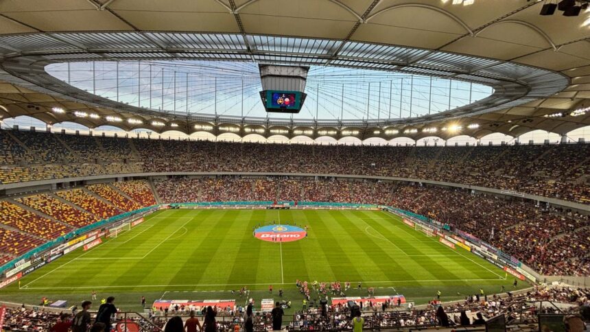 Stadionul a fost invadat! Suporterii FCSB au umplut Arena Națională pentru meciul de întoarcere cu Shkendija 1 galerie foto au umplut stadionul fanii fcsb au luat cu asalt arena nationala pentru returul cu shkendija 688a5af4954ac