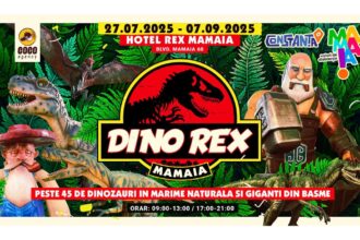omd mamaia constanta anunta lansarea expozitiei intitulate dino rex mamaia o experienta preistorica interactiva in fata emblematicului hotel rex 6882450cef816