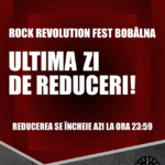 Captură reducerile la biletele pentru Festivalul Rock Revolution de la Bobâlna! 2 prinde reducerile la biletele pentru rock revolution fest bobalna 688ae016decd7