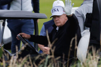 trump pe terenul de golf inaintea intalnirii cu ursula von der leyen agenda discutiilor 6886334a986cd