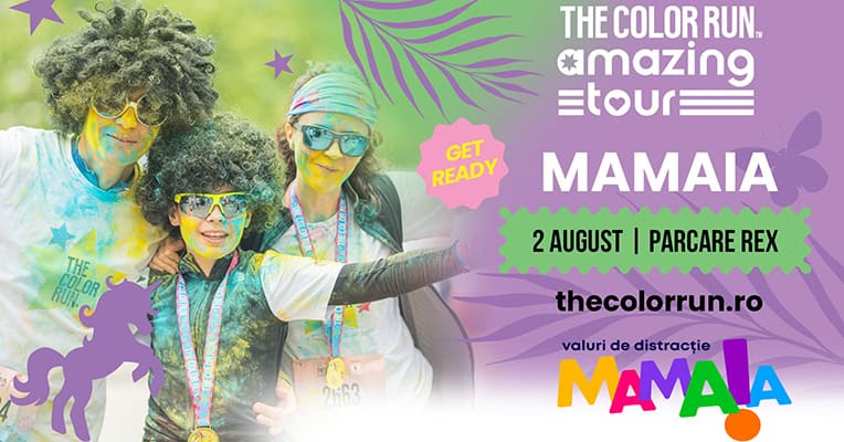 Explozie de Nuante și Vitalitate: The Color Run se întoarce la Mamaia pe 2 august 2025! 1 valuri de culoare si energie the color run revine la mamaia in 2 august 2025 688b5fa08fa49