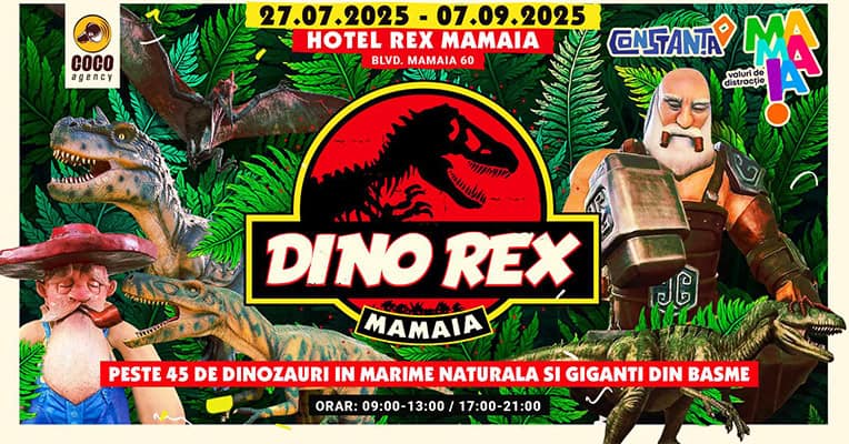 „Mamaia se transformă într-un tărâm preistoric cu 'Dino Rex' – o aventură interactivă de neuitat!” 1 vara prinde viata in mamaia cu dino rex o experienta preistorica interactiva 68823dd5ca2b1