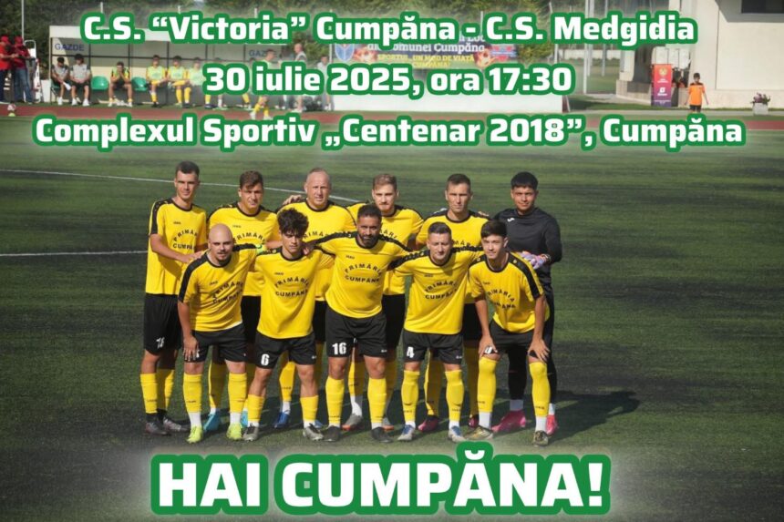 Victoria Cumpăna își deschide porțile pentru o premieră națională împotriva CS Medgidia în cadrul Cupei României! 1 victoria cumpana joaca acasa in premiera nationala cu cs medgidia in cupa romaniei 68831ecdbb83b