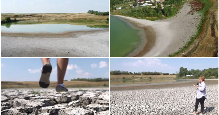 Seceta transformă lacurile din sudul României: Iată cum arată acum o mare apă din Olt de peste 40 de hectare – „S-a ales praful” 1 video seceta goleste lacurile din sudul romaniei cum arata astazi un lac de peste 40 de hectare din olt s a ales praful 6884552a101ce