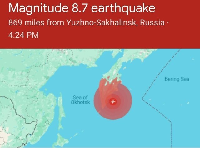 Seism de 8,7 grade zguduie peninsula Kamchatka! 1 video un cutremur cu magnitudinea de 87 a lovit peninsula kamchatka 6889966c3d643