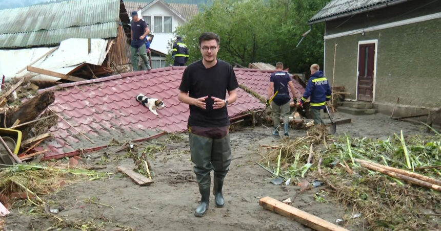 Moldova sub asediul apei: Imagini șocante din urma furtunilor și salvarea unui câine prins între ruine. 1 videofoto inundatii devastatoare in moldova imaginile dezastrului dupa furtuni un caine blocat sub daramaturi cautat de pompieri 68888d16806c7