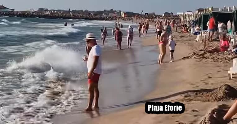 Steagul roșu flutură pe toate plajele din Eforie: Atenționare din partea salvamarilor 1 a fost arborat steagul rosu pe toate plajele din eforie informare salvamar 689b048e4b689