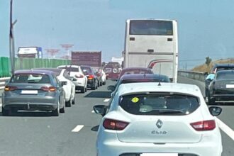 accident cu 5 autovehicule pe a2 in zona cernavoda pe sensul spre bucuresti 6895c8a3da31c