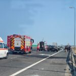 Coliziune în lanț între CINCI vehicule pe autostrada A2 București – Constanța: Traficul este blocat! 2 accident cu cinci masini pe autostrada a2 bucuresti constanta spre litoral traficul este restrictionat 689ec3c669940