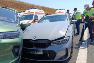 accident rutier cu 5 autoturisme implicate pe autostrada a2 bucuresti constanta 68ac35870e374