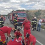 Coliziune spectaculoasă între motociclete în județul Constanța, soldată cu un incendiu și două victime spitalizate 3 accident urmat de incendiu intre doua motociclete in judetul constanta doua persoane transportate la spital 68ac1963561f5