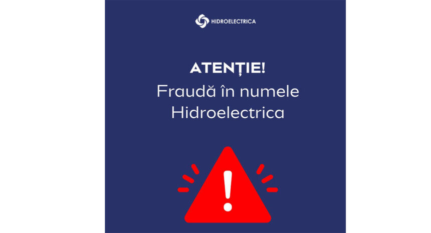 Atenție: Hidroelectrica vă avertizează să nu divulgați informațiile financiare pe site-uri care garantează câștiguri iluzorii! 1 alerta hidroelectrica nu oferiti datele bancare pe platforme online care promit castiguri false 689a231949475