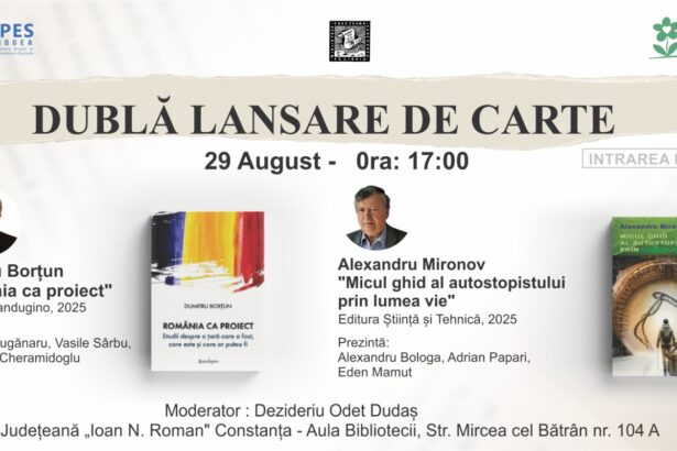 alexandru mironov si dumitru bortun dubla lansare de carte la biblioteca judeteana constanta 68b21fd0c8b88