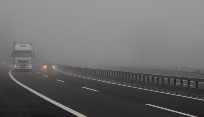 Atenție, șoferi! Ceata afectează vizibilitatea pe Autostrada A2 București-Constanța! 1 atentie soferi vizibilitate redusa pe autostrada a2 bucuresti constanta din cauza cetii 6892ed73b0c90
