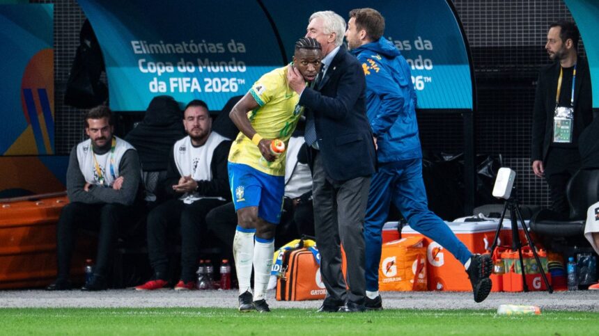 Anunț surpriză! Ancelotti a dezvăluit echipa preliminară a Braziliei, dar Vinicius a fost omis! 1 e out ancelotti a anuntat lotul preliminar al braziliei dar a uitat de vinicius 68a43dec7fe86