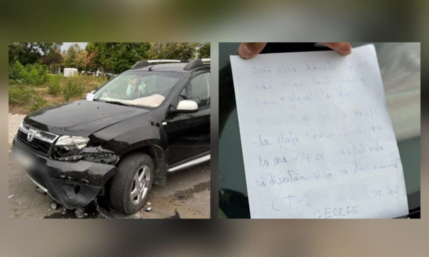 Eforie: un șofer descoperă mașina avariată, dar surpriza vine dintr-un mesaj neașteptat! Ce i-a scris presupusul vinovat? 1 eforie un sofer si a gasit masina lovita dar a avut parte de o surpriza ce mesaj i a lasat presupusul autor 68a8b1ce6d955