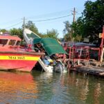 Coliziune pe ape în Delta Dunării: incident dramatic la Crișan implicând o ambarcațiune cu doi copii la bord! 2 foto accident naval in delta dunarii la crisan cu o ambarcatiune in care se aflau si doi copii 688e376d50303