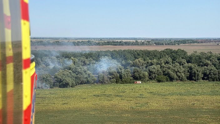Incendiul devastator din pădurile Chilia Veche, Tulcea, continuă de cinci zile 1 foto de 5 zile arde padurea din zona chilia veche judetul tulcea 6895da154296a