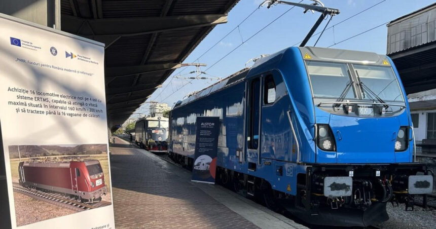 Premiera locomotivei electrice Alstom Traxx în România: Testează viteza de 200 km/h la Făurei, cu capacitatea de a tracta 16 vagoane! 1 foto prima locomotiva electrica alstom traxx a ajuns in romania si este testata la faurei atinge 200 km h si poate tracta 16 vagoane 6894cc6ed8fc7