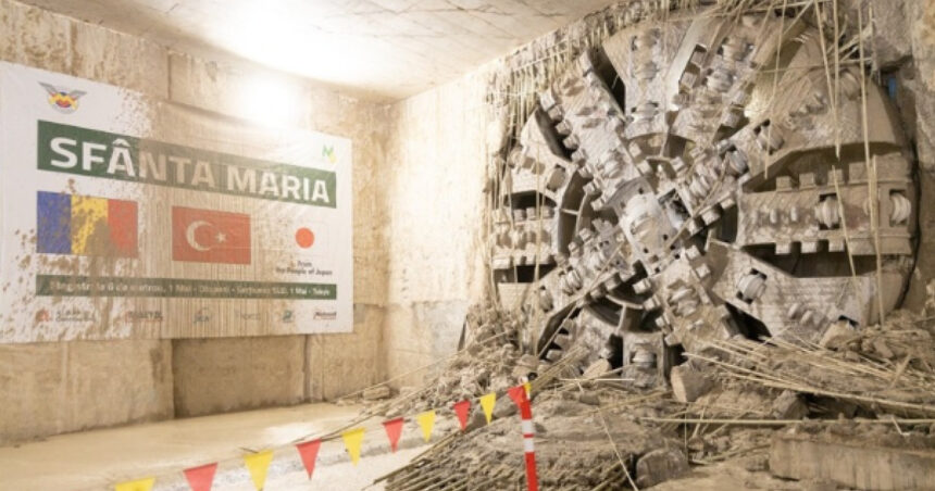 Utilajul de forare „Sfânta Maria” a finalizat prima porțiune de tunel ce leagă viitoarele stații de metrou dintre Tokyo și Aeroportul Băneasa 1 foto utilajul de forare sfanta maria a realizat primul segment de tunel intre viitoarele statii de metrou tokyo si aeroport baneasa 68a34d286d0b7