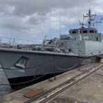 Ceremonie de Primire: Căpitanul Constantin Dumitrescu își începe misiunea în Forțele Navale Române în Scoția 2 foto vanatorul de mine m 271 capitan constantin dumitrescu a intrat in serviciul fortelor navale romane ceremonia militara a avut loc in scotia 6890e629f393f