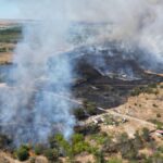 Flăcări devastatoare în Medgidia: Pompierii mobilizează 9 echipaje pentru stingerea incendiului de vegetație 2 foto video incendiu violent de vegetatie la medgidia pompierii intervin cu 9 autospeciale 68a1cbf45a0cc