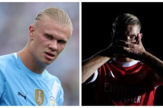 galerie foto atacantii scandinavi asemanari si diferente intre haaland si gyokeres lupta pentru titlul de golgheter in premier league exclusiv pe voyo 689f304b3a667