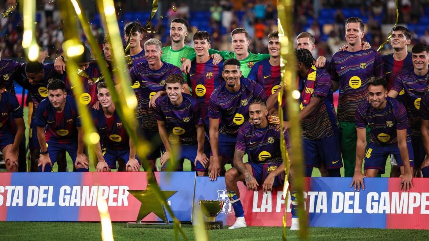 FC Barcelona a zdrobit Como și și-a adjudecat Trofeul Gamper! 1 galerie foto fc barcelona a dat de pamant cu como si a castigat trofeul gamper 68998b6d437f7