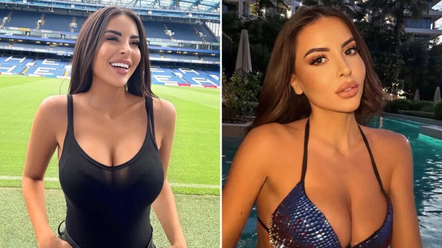 O prezență uluitoare la meciul amical al lui Chelsea! Vedeta TV, asemănată cu Kim Kardashian, a electrizat atmosfera de la Stamford Bridge. 1 galerie foto o aparitie ravasitoare la amicalul lui chelsea prezentatoarea tv comparata cu kim kardashian a incins atmosfera pe stamford bridge 689864b2caca0