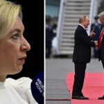 Zaharova își bate joc de mass-media din Occident după întâlnirea lui Trump cu Putin pe covorul roșu în Alaska: „Sunt într-o panică completă” 2 galerie foto zaharova ironizeaza presa occidentala dupa ce trump l a primit pe putin cu covor rosu in alaska se afla intr o frenezie totala 68a0289b22bab