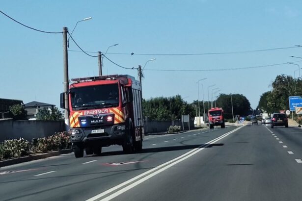 incendiu de vegetatie uscata la iesirea din mangalia interventie prompta a pompierilor 68a1e22ba6f06