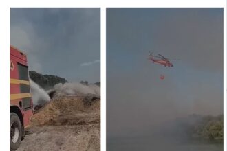 incendiu in delta dunarii pompierii lupta de opt zile pentru lichidarea focului 6899dcc741c9a