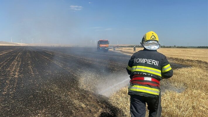 Flăcări devastatoare între Lanurile și Ciocârlia: O camionetă a fost cuprinsă de foc, iar incendiul s-a propagat rapid în vegetația uscată. 1 incendiu intre lanurile si ciocarlia o camioneta a luat foc iar flacarile s au extins la vegetatia uscata 68948cafc76d2