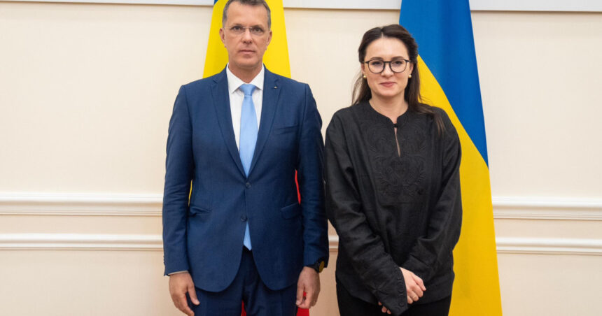 Dialog între Ionuț Moșteanu și premierul Iulia Sviridenko: Colaborări românești în procesul de refacere a Ucrainei 1 intalnirea ionut mosteanu premierul iulia sviridenko discutii despre participarea companiilor romanesti la reconstructia ucrainei 68ad6f6574961