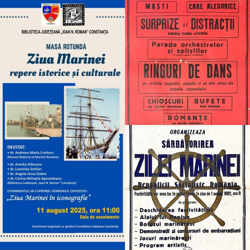 „Odissea Marinei: Descoperiri istorice și artistice la Biblioteca Județeană Constanța“ 1 masa rotunda ziua marinei repere istorice si culturale si expozitia ziua marinei in iconografie la biblioteca judeteana constanta 6895490168e74