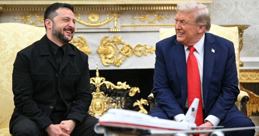 Clipul din conferința Trump - Zelenski în care liderul Ucrainei a sustras un răspuns legat de cedările teritoriale 1 momentul din conferinta trump zelenski in care presedintele ucrainei a evitat sa raspunda la intrebarea despre concesiile teritoriale 68a37e5c7e36c