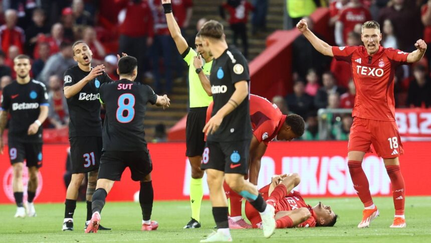 Breaking News: Decizia UEF-ului privind sancțiunea lui Juri Cisotti după eliminarea din meciul cu Aberdeen a șocat pe toată lumea! 1 news alert surprinzator uefa a decis ce suspendare primeste juri cisotti dupa ce a luat rosu in prima mansa cu aberdeen 68aefec486df2