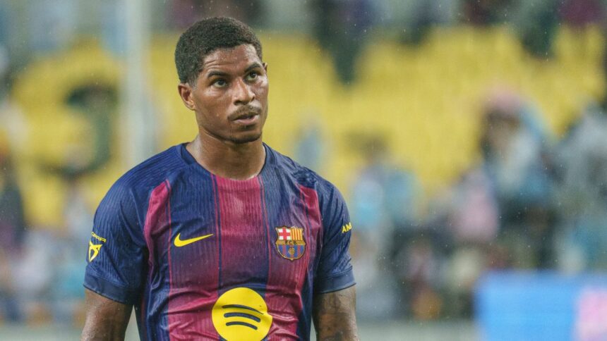 Rashford își marchează debutul în tricoul Barcelonei cu un gol fabulos! Englezul contribuie la scorul de 5-0! 1 primul gol a lui rashford in tricoul barcelonei englezul a punctat pentru 5 0 6890c5c75f768