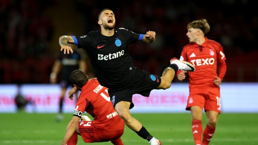 Se va implica UEFA? FCSB se pregătește pentru o provocare intensă înaintea meciului de retur cu Aberdeen 1 se sesizeaza uefa fcsb se teme de o lovitura crancena inaintea returului cu aberdeen 68aa25e03dfef