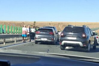 trei autoturisme implicate intr un accident pe autostrada soarelui in judetul constanta 68a19c2d0b8e6