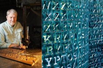 un mister nedeslusit de 35 de ani solutia codului secret ascuns in faimoasa sculptura kryptos din sediul cia va fi scoasa la licitatie 68a15d344e25e