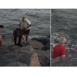 Constanța: Intervenție salvatoare a jandarmilor pentru două persoane prinsă în valurile mării 2 video constanta doua persoane care fusesera luate de curenti in largul marii salvate de jandarmi 689e3f8ccf53d
