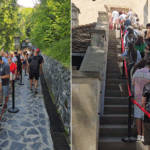 Zeci de metri de rând și o oră de așteptare pentru a pătrunde în Castelul Bran. Cât te costă să eviți mulțimea? 2 video cozi de zeci de metri si peste o ora de asteptare pentru vizitarea castelului bran cati bani trebuie sa achiti ca sa fentezi aglomeratia 689771f09297a