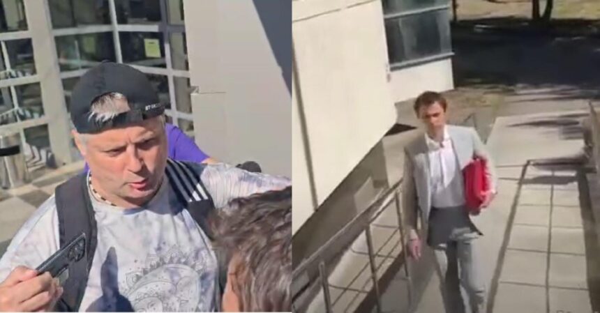 Cristian Radu, surprins de activistul „Ceaușescu” la Curtea de Apel Constanța: „Ce mai faci, băi escrocule? Uite ce costum ți-am pregătit!” 1 video cristian radu intampinat de activistul ceausescu la curtea de apel constanta ce faci bai escrocule ia uite ce costum ti am adus 68aebf2472e54