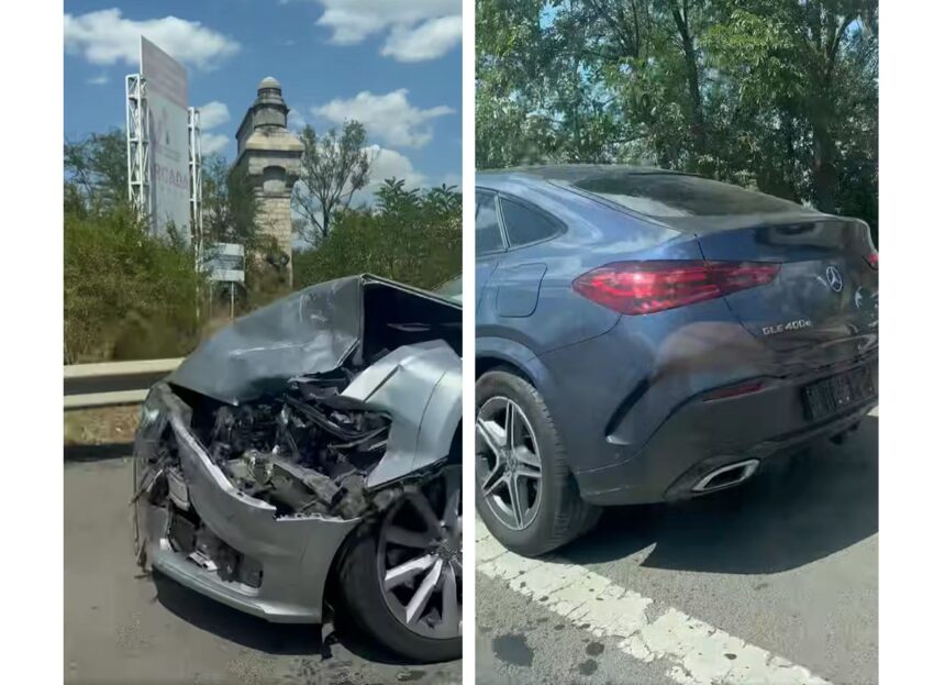Accident rutier pe A2: Coliziune între două mașini în apropierea Podului Anghel Saligny 1 video doua autoturisme s au ciocnit pe a2 in zona podului anghel saligny 689887d6226f5